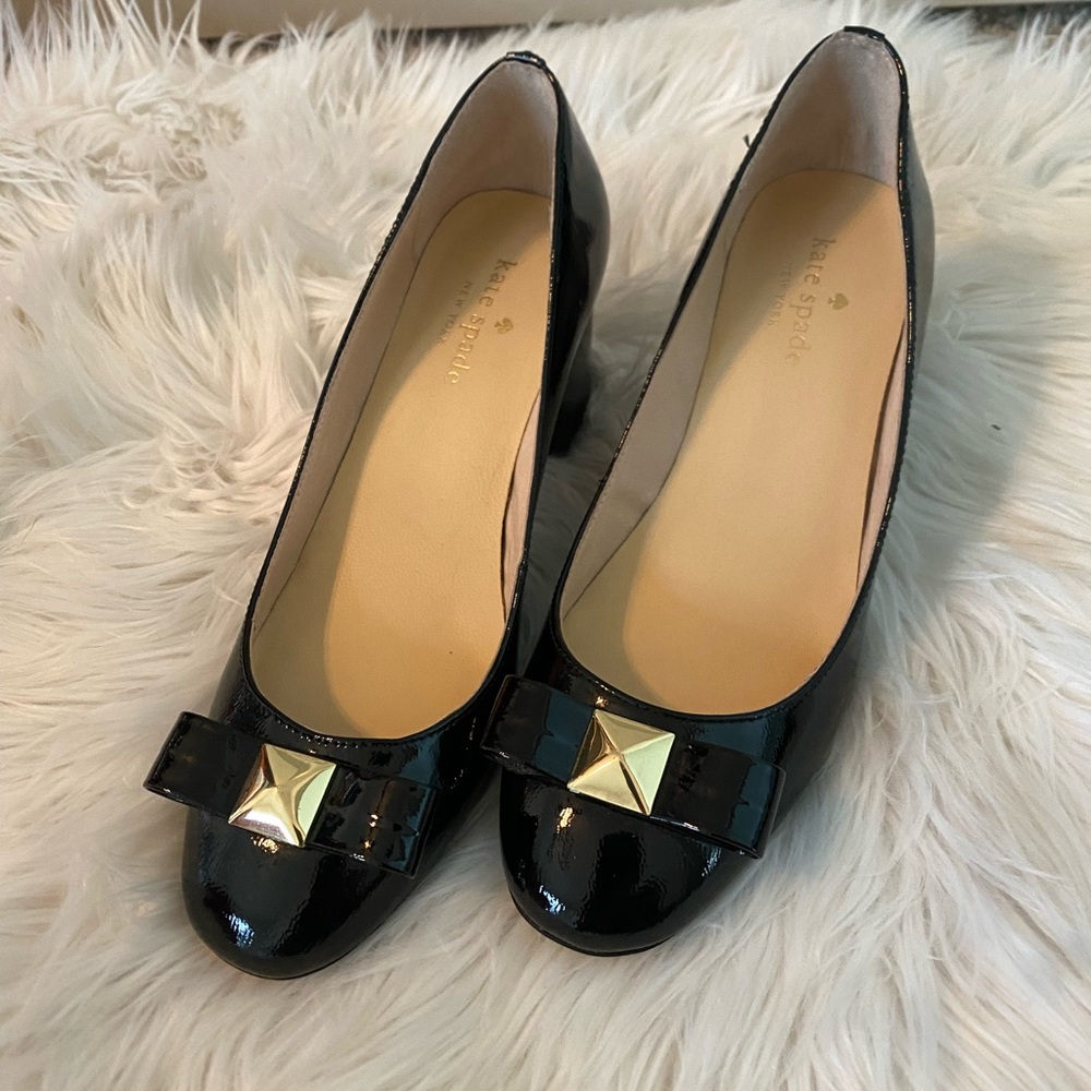 Kate Spade Black Patent Pump